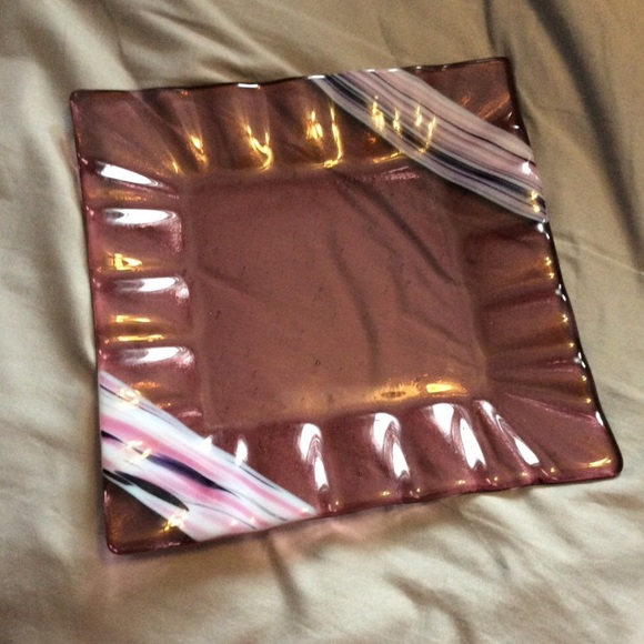 Square Glass Plate - Picture 3 of 7